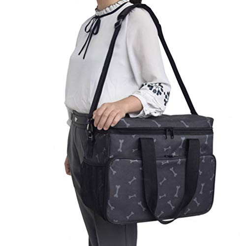  Travel Organizer Bags Pet Travel Bag Accessories Supplies Organizer With Shoulder Strap Dog Accessories Bag Weekend Pet Travel Bag Travel Picnic Camping Supplies 3pcs Travel Handbag