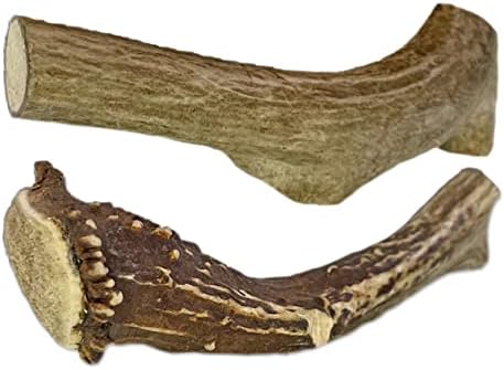  WhiteTail Naturals | 3 Pack Medium | Deer Antler Dog Chews | All Natural Organic Antlers For Dogs | Long Lasting Antler Bones For Dogs | Durable Antler Dog Toy