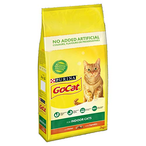  Go Cat Complete Indoor Adult Dry Cat Food With Chicken Vegetables And Garden Greens, 2kg