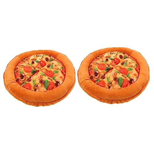  Balacoo Plushes 2pcs Cat Nest Outdoor Pet Bed Cat Mat For Food Indoor Cat House Pizza Cat Bed Plush Dog Pet Bed Squeaky Mat For Cat Kitten Bed Cat Houses The Dog Pet Mat Cat Supplies