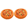  Balacoo Plushes 2pcs Cat Nest Outdoor Pet Bed Cat Mat For Food Indoor Cat House Pizza Cat Bed Plush Dog Pet Bed Squeaky Mat For Cat Kitten Bed Cat Houses The Dog Pet Mat Cat Supplies