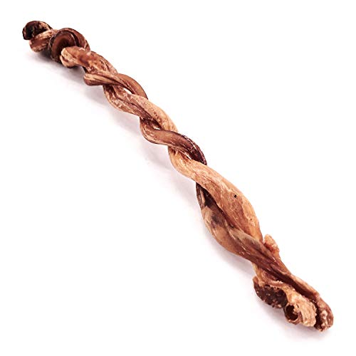  ValueBull Pizzle Twists, Premium Lamb, 100 Count - Natural Dog Treats, Grass-Fed