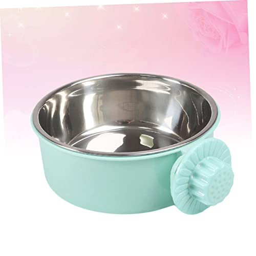  3pcs Stainless Steel Bird Cage Birdcage Moultrie Feeder Bird Dish Feeder Bird Food Bowl Pet Food Bowl Feeding Bowl Pet Bowl Pet Feeding Bowl Pet Feeder Dog Feeding Bowl Green Birds
