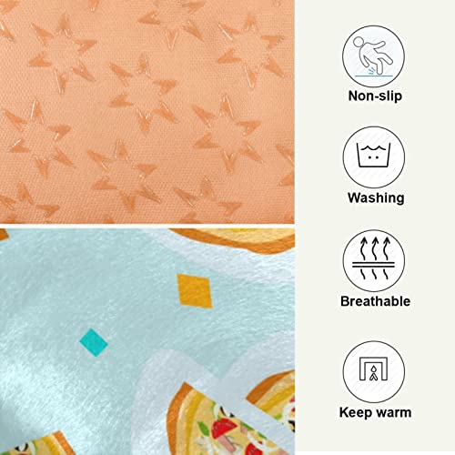  Food Pizza Dog Bed Cat Bed Soft Comfortable Pet Bed Non-Slip Calming Kennel Pad For Small Medium Large Dogs Cats 2116507