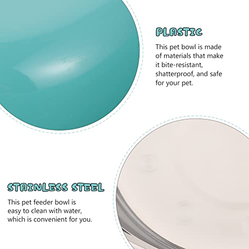  Hemobllo 1Pc Pet Slow Food Bowl Choking Double Bowl Small Cats And Dogs Feeding Bowl