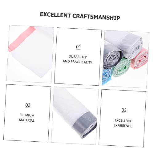  POPETPOP 15 Rolls Cat Litter Bag Portable Trash Can Food Waste Bags Trash Bag For Car Wastebasket Bags Wastebasket Bin Liners Large Trash Bags Thickened Garbage Bags Kitchen Supplies Lining