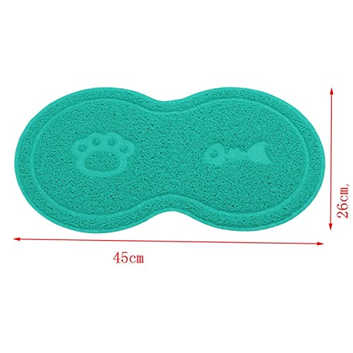  DIWANG Waterproof Cat Litter Mat Non-Slip Litter Trapper Mats Pets Accessories Dish Bowl Food Feed Mat Eliminates Litter Tracking