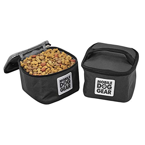  Mobile Dog Gear, Dine Away Replacement Dog Food And Treat Insulated Carriers For Travel, Small Dogs, 5 Cups Each, Set Of 2