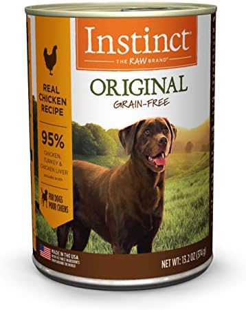  Instinct Original Grain Free Real Chicken Recipe Natural Wet Canned Dog Food, 13.2 Oz. Cans (Case Of 6)