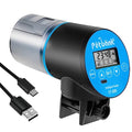  Petbank Automatic Fish Feeder - Rechargeable Timer Fish Feeder With USB Charger Cable, Fish Food Dispenser For Aquarium Or Fish Tank (CY-009 Blue)