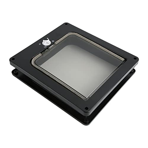  Interior Cat Flap, Automatic Window Closing Function Antiwear Cat Flap For Hollow Interior Dog Door (XL)