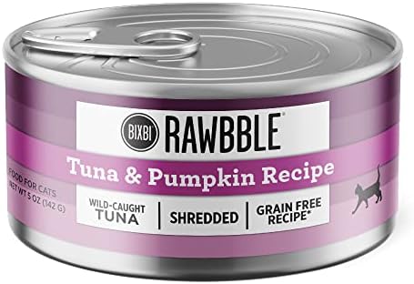  BIXBI Rawbble Tuna Pate Recipe Cans – Grain Free, Protein Rich Wet Cat Food – (2.75 Ounce Cans, Case Of 24)