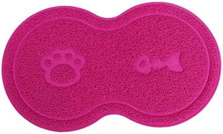  Ipetboom Cat Litter Box Floor Rose Clean With Trapper Easy Placemat Multi- Mats For Puppy Food Grey Inches Mat Dog Scatter And Anti- Dish Kitten Pet Mesh Control Litter Pad Non- Cat Litter Mat