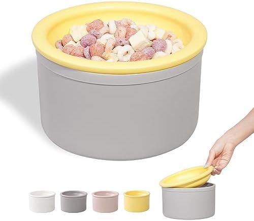  BOWLBOWL Elevated Cat Dog Bowls For Small Dogs, 6.5" Wide Raised Cat Food Bowls Whisker Friendly, Anti Vomiting Cat Bowls For Indoor Cats, No Spill Dog Bowl, Made In Korea! (3.9", Round, Pink)