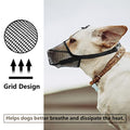 Lepark Dog Muzzle With Mesh Cover Muzzle For Small Medium Large Dogs, Prevent Biting Barking And Licking(S,Black)