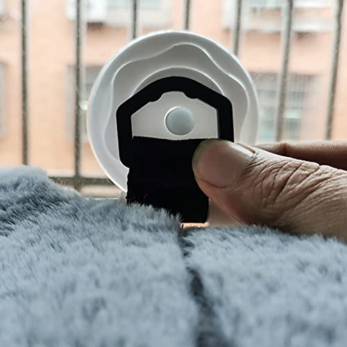  Single Layer Cat Litter Window Plus Velvet Hanging Swing Pet Supplies Cat Sucker Warm Hanging Nest Pet Supplies Plus (Grey, One Size)