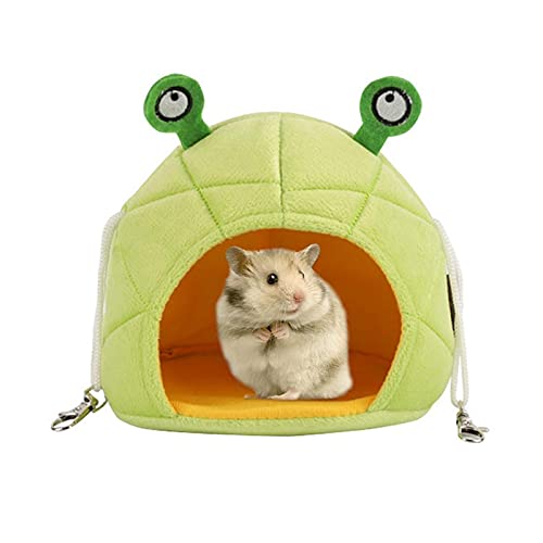  JKXWX Pet Hammock Cute Pet Nest Fruit Animal Food Nest Hanging Bed Hamster Hammock Small Animal Accessories For Hamster Rabbit Pet Hammock Bed (Color : Light Grey)
