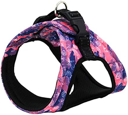  LFOEwpp7 Dog Vest Harness, Pet Dog Puppy Adjustable Breathable Reflective Training Walking Vest Harness 4# L