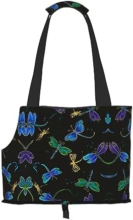  Mqgmz Golden Pineapple Background Print Pet Carrier Tote Bag With Pocket Safety - Amazing Design