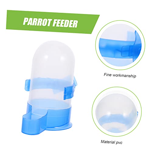  Birdseed 8 Pcs Proof Plastic Bunny Cup Parrot Lovebirds Drinking Birds Fountain Dog Farm Food Wild Bottle Bowl Dispenser For Garden Waterer Cat Parrots Feeder Tray Squirrel-