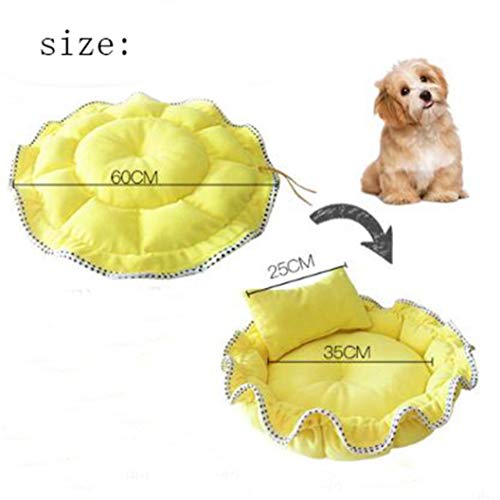  SENERY Cotton Pet Bed For Small Dogs Animals Cats House Cushion Round Pumpkin Kennel Dog Mat Pet Products