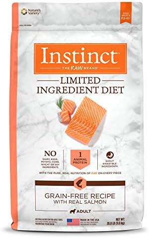 Instinct Limited Ingredient Diet Grain Free Recipe With Real Lamb Natural Dry Dog Food, 20 Lb. Bag