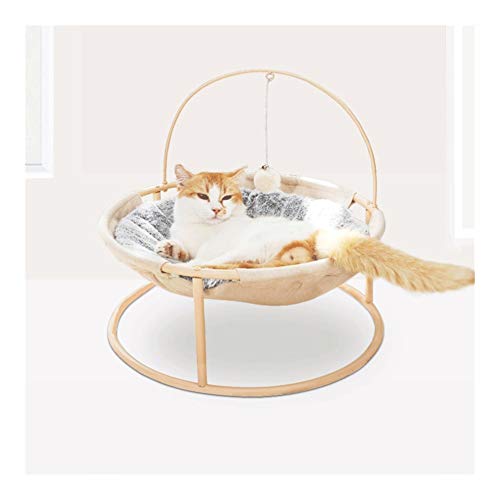  YangYan Pet Hammock Cats Beds Indoor Cat House Mat For Warm Small Dogs Bed Kitten Lounger Cute Removable Sleeping Mats Products (Color : Mat Pink)