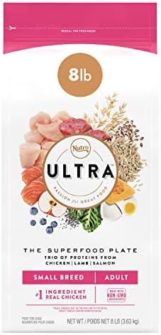  NUTRO ULTRA Adult Small Breed High Protein Natural Dry Dog Food With A Trio Of Proteins From Chicken, Lamb And Salmon, 4 Lb. Bag