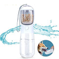  AACARB Cat Water Dispenser, Dog Water Bottle Portable Feeding Travel Pet Drinker Outdoor Cat Dog Drinking 550ml (Size : White)
