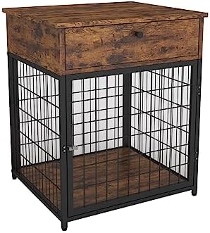  ACQUIRE Dog Crates For Small Dogs Wooden Dog Kennel Dog Crate End Table, Nightstand (Color : D, Size : As Shown)