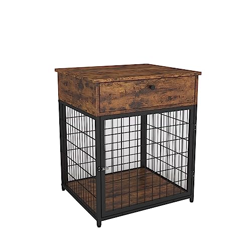  ACQUIRE Dog Crates For Small Dogs Wooden Dog Kennel Dog Crate End Table, Nightstand (Color : D, Size : As Shown)