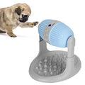  Pet Chewing Toy, Dog Training Leakage Food Toy TPR Ball Rolling Slow Feeder Food Bowl For Cat Dog(Blue)