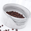  POPETPOP Ceramic Pet Bowl Dog Diner Feeder Pet Feeding Set Dog Food Bowl Cat Drinking Bowl Dog Dish Stand For Cats Dog (Grey)