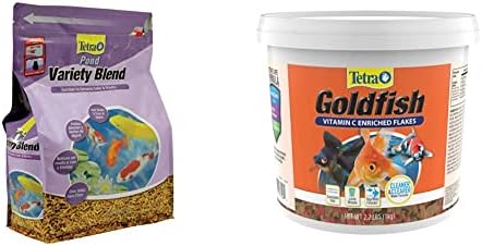  TetraPond Variety Blend, Pond Fish Food, For Goldfish And Koi Yellow 2.25 Pound (Pack Of 1)