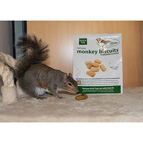 Monkey Biscuits (Standard, 9 Lb.) - Healthy & Crunchy Biscuit Treat For Prairie Dogs, Parrots, Squirrels, Sugar Gliders, Hamsters, Rats, Rodents, Amazons, Macaws, Cockatoos, Birds & Other Small Pets