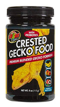  Zoo Med Crested Gecko Food - Tropical Fruit Flavor 4 Oz (113 G) - Pack Of 10