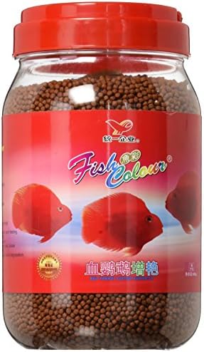  Uni-President Fish Color Enhancing Red Parrot And Cichlid Fish Feed Food, Medium, 688 G