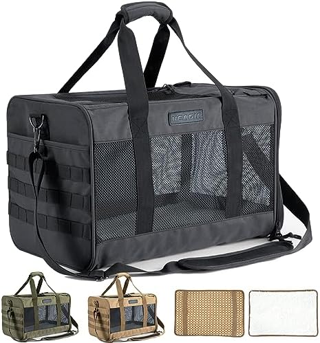  VEAGIA Cat Carrier,Pet Carrier,Cat Carriers For Medium Cats Under 25,Soft Puppy Travel Bag Carriers For Small Dogs Airline Approved