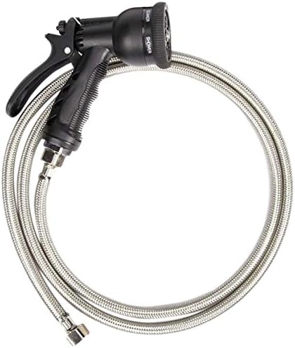  Master Equipment 6-in-1 Spray Hoses — Versatile, Brightly Colored Hoses For Use In Pet Grooming Shops - 60", Blue