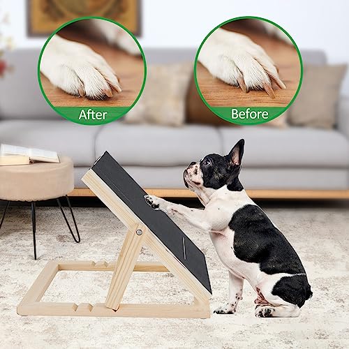  Scratch Square For Dogs With Treat Box, Dog Scratch Pad For Nails, Dog Nail Scratch Board, Nail File Dog Toy, Alternative To Dog Nail Clippers And Dog Nail Grinders