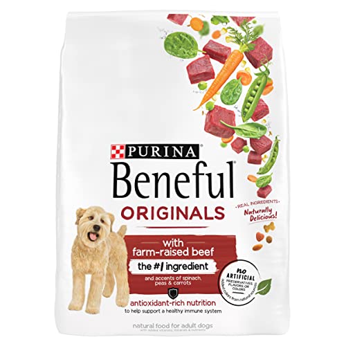  Purina Beneful Originals With Farm-Raised Beef, With Real Meat Dog Food - (4) 3.5 Lb. Bags