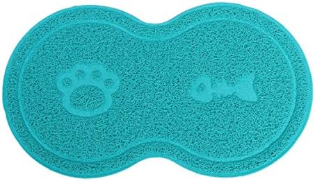  Mipcase Food Containers Food Scatter With Kitten Lock Dish Placemat Floor PVC Easy Mat Dog Anti- And Trapper Mat, Grey Water Bowl Clean Mat: X Non- Control Pad Mesh Multi- Puppy Litter Rabbit Food