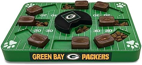  Pets First NFL Miami Dolphins Puzzle Toy, Puzzle Treat Dog Toy, Interactive Dog Treat Toy, Dog Puzzle
