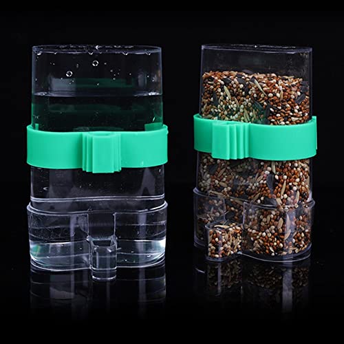  Pet Bird Feeder Waterer With Clip Pet Dispenser Bottle Drinking Fountains Feeding Bowls For Pet Parrot Pigeon Bowl