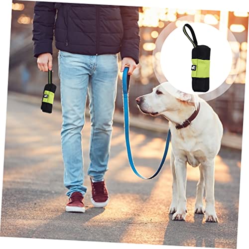  Ipetboom Carrier Strap Outdoor Purse Pocket Luminescent Doggie Size Bait Training Wristlet Wrist Leash Dogs With Dispenser Bag Pet Food Walking Pouch Container Treat Holder Hand Poop L