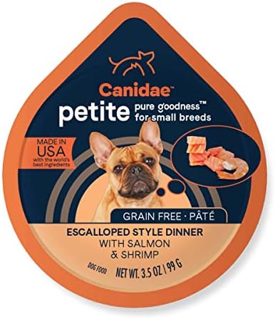  Canidae Pure Petite Premium Freeze-Dried Raw Coated Dog Food For Small Breeds, Real Salmon Recipe, 4 Lbs, Grain Free