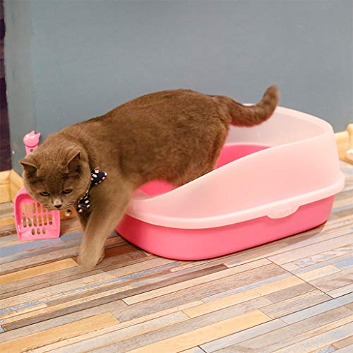  Lovhop Pet Dog Toilet Cat Litter Box Cat Dog Tray Teddy Anti-Splash Toilette With Cat Litter Shovel Puppy Cat Indoor Home Sandbox