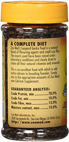  Zoo Med Leopard Gecko Food .4 Oz - Pack Of 3