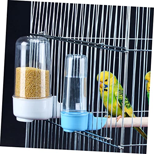  Mipcase 8 Pcs Bird Feeder Bunny Food Rabbit Water Dispenser Bird Cage Feeder Parrot Food Dispenser Dog Water Dispenser For Cage Small Animal Waterer Plastic Feeding Box Parrot Feeding Tool