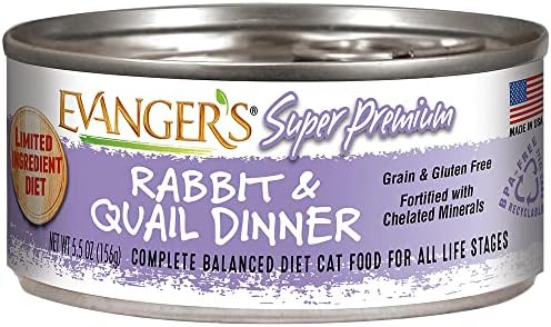  Evanger's Super Premium Duck Dinner For Cats, 24 X 5.5 Oz Cans